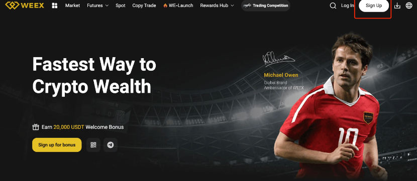  ثبت‌نام صرافی ویکس