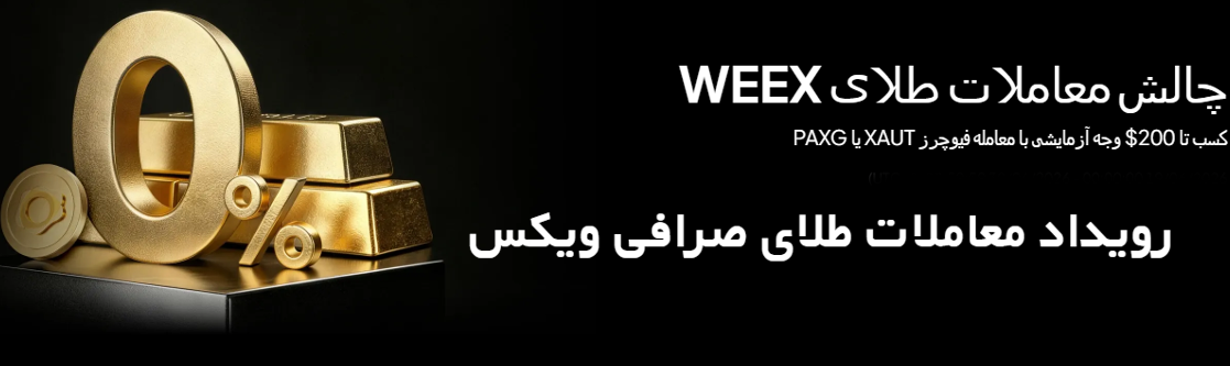 رویداد معاملات طلای صرافی ویکس WEEX